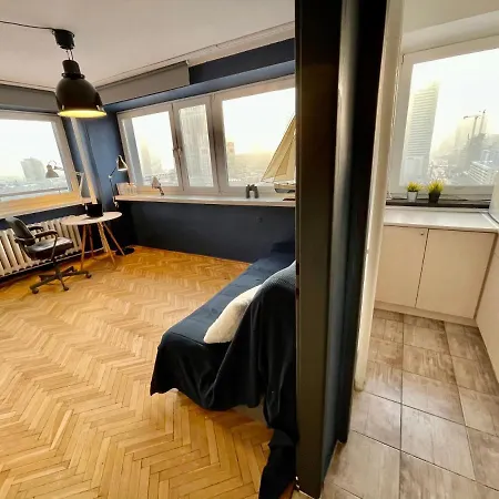 Apartament Super Blue ścisłe Centrum Dwie Linie Metra Netflix Wifi 300 Mbs Panorama Miasta *