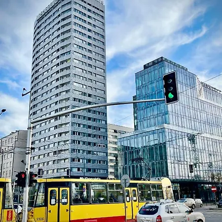 Super Blue ścisłe Centrum Dwie Linie Metra Netflix Wifi 300 Mbs Panorama Miasta Apartament Warszawa