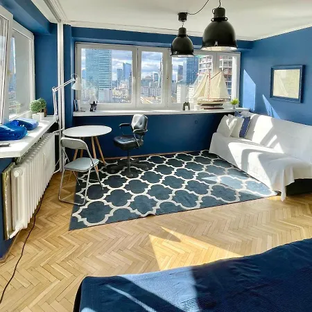 Super Blue ścisłe Centrum Dwie Linie Metra Netflix Wifi 300 Mbs Panorama Miasta