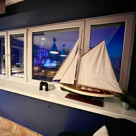 Super Blue ścisłe Centrum Dwie Linie Metra Netflix Wifi 300 Mbs Panorama Miasta Apartament Warszawa